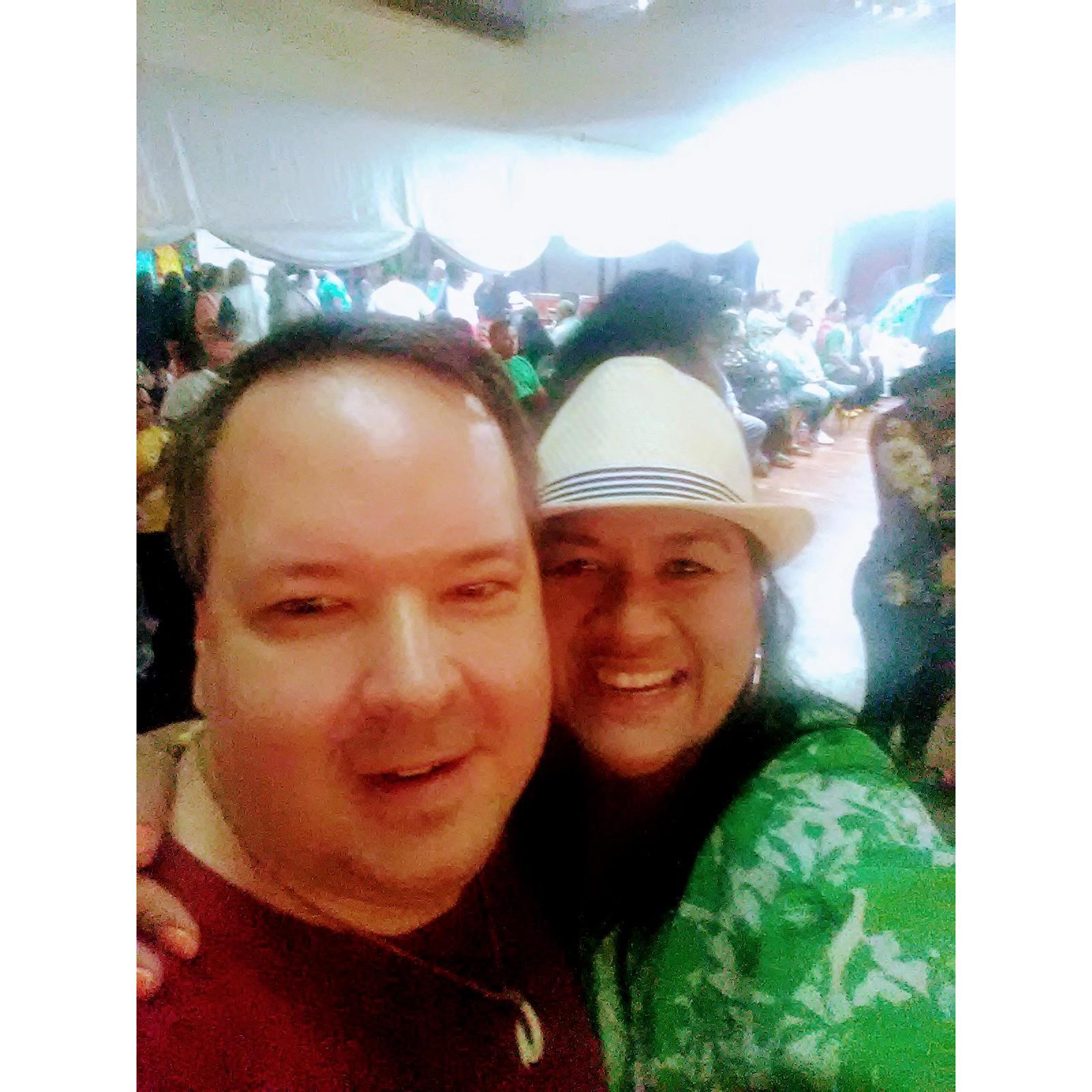 Us at mybFamily Reunion dance.