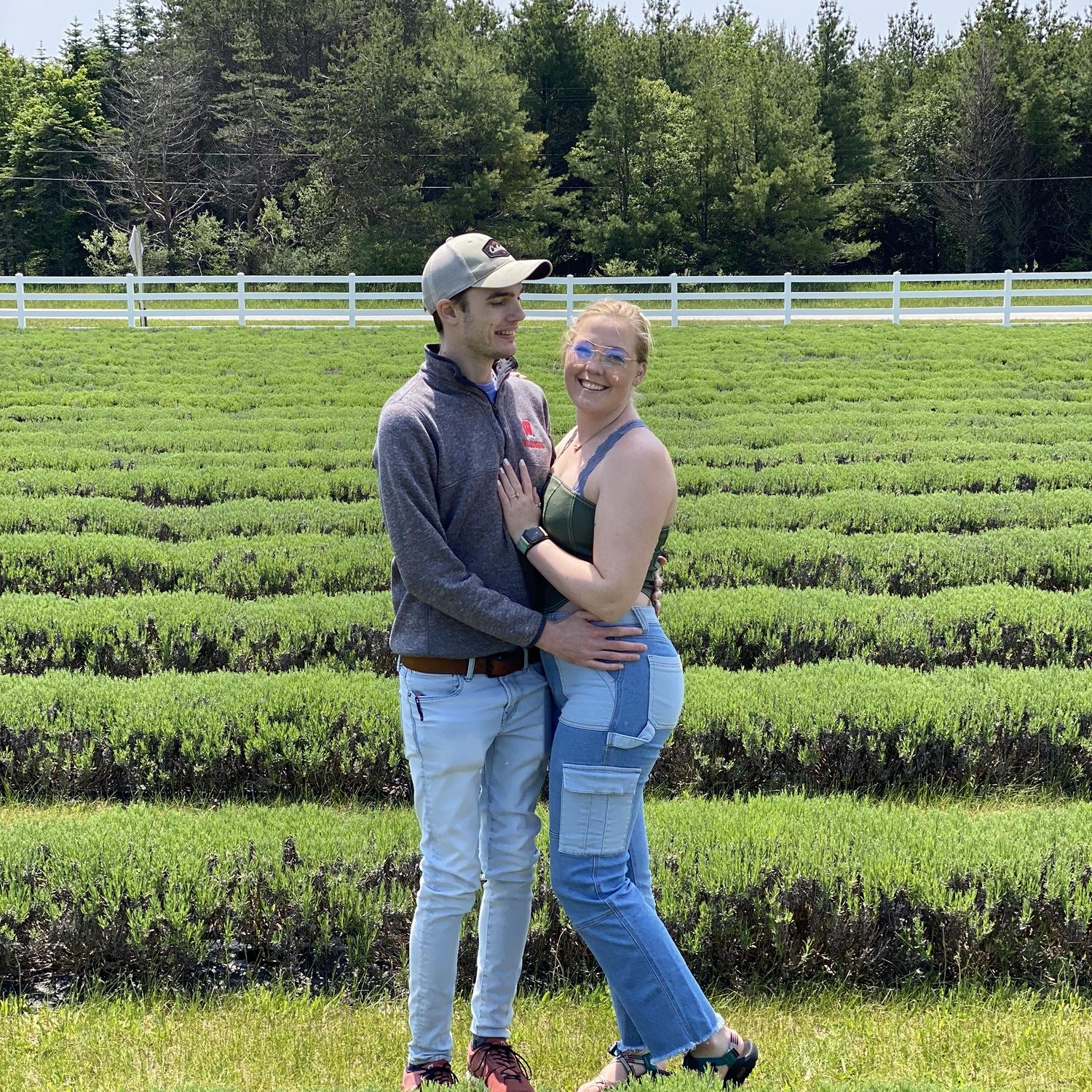 The lavender fields were not in bloom the first week of June, go figure.