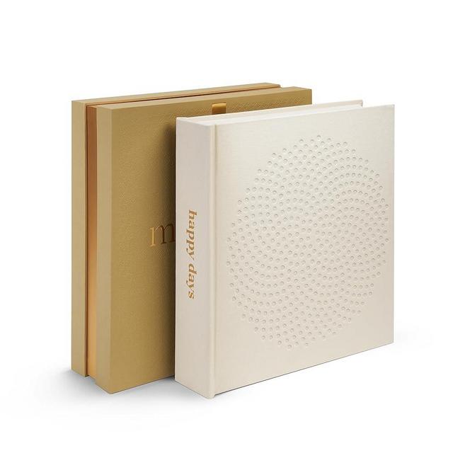 Premium Scrapbook Album for Family, Friends, Graduation, Baby Shower and Wedding Photos | 100 Pages for Multiple Sizes, 4x6, 5x7, 6x8, 8x10 | Cream Beige Acid Free Picture Album | Coffee Table Book