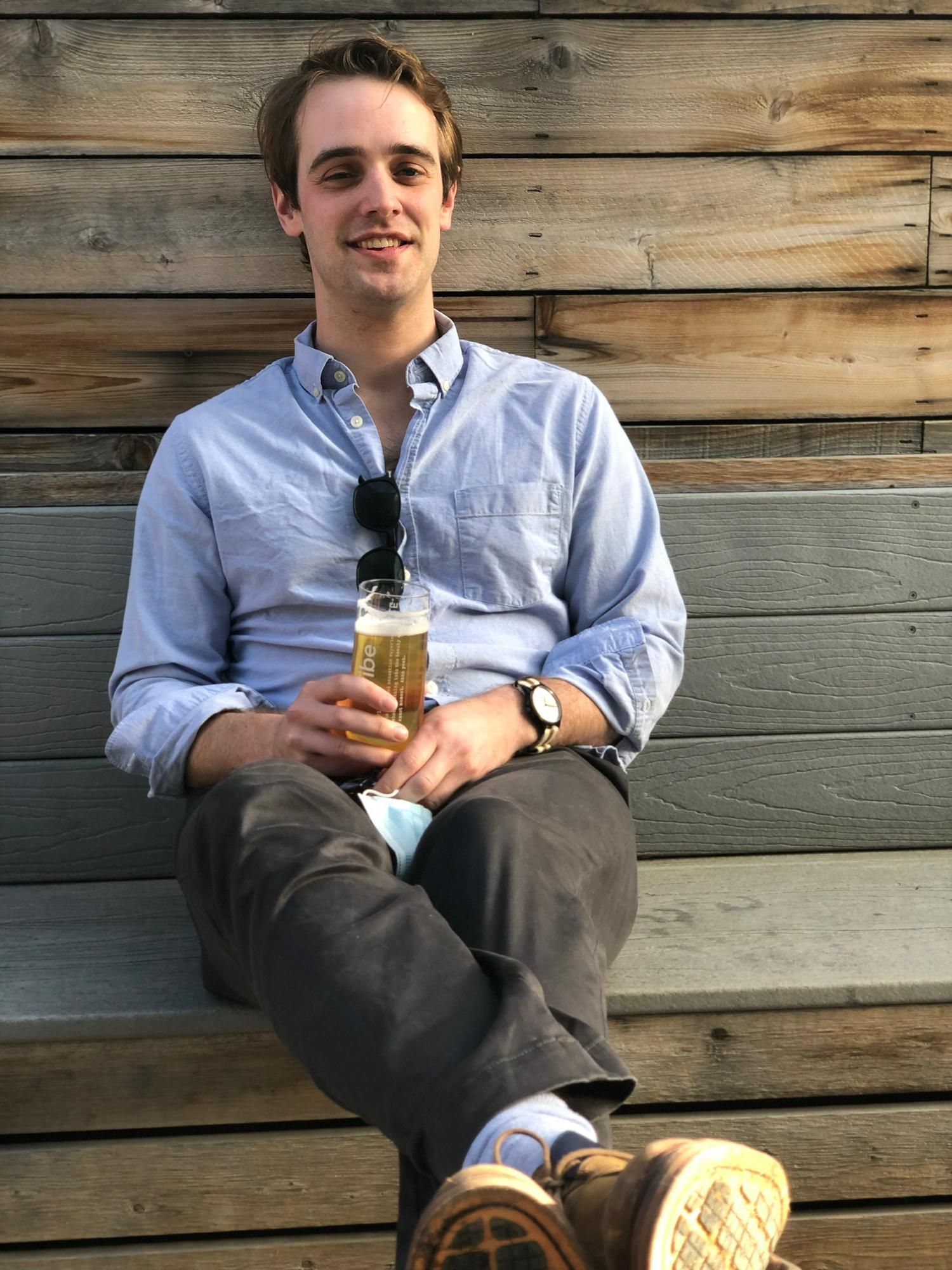 Here is a handsome hunk at Anchorage Brewing Co.