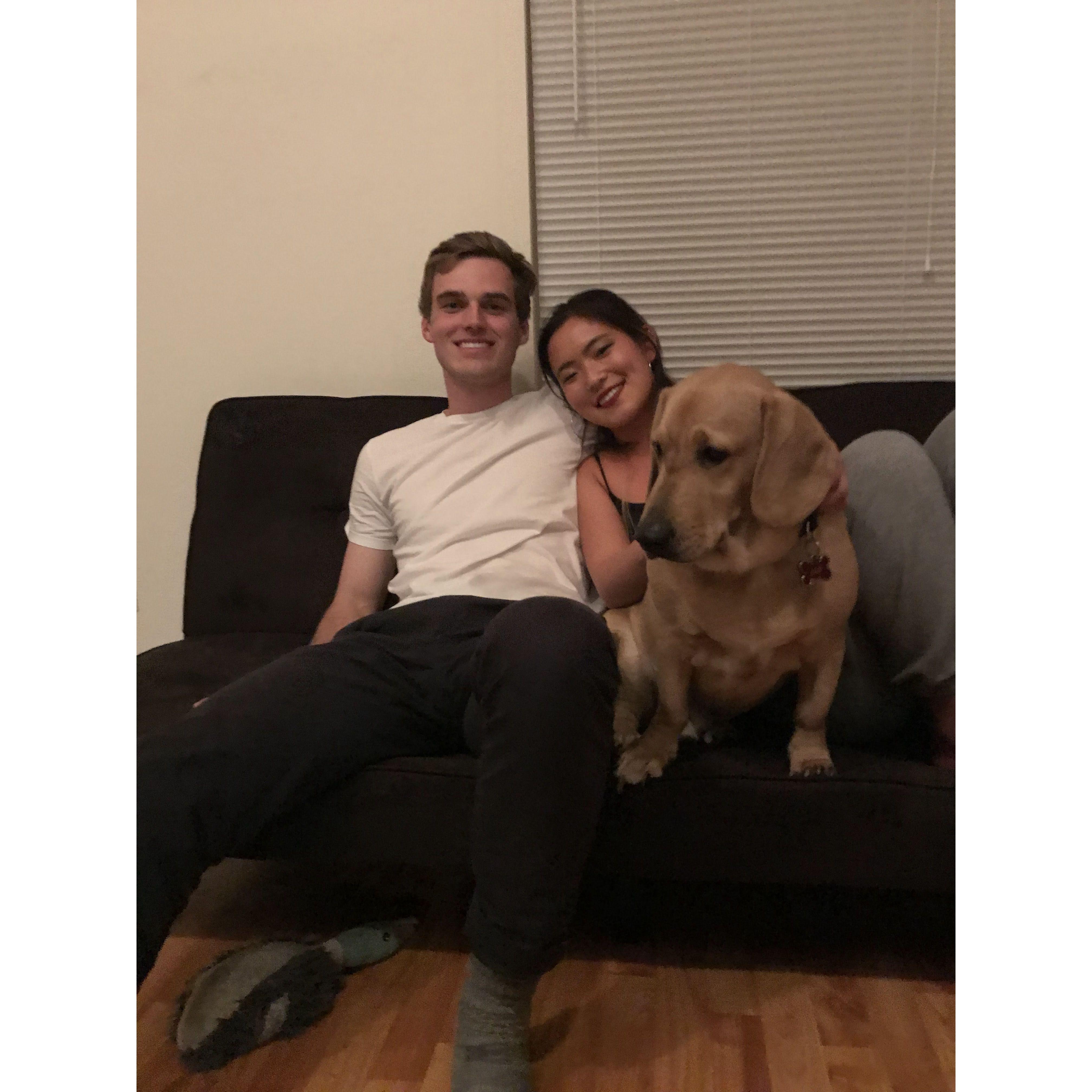 Right before we made it "boyfriend/girlfriend" official