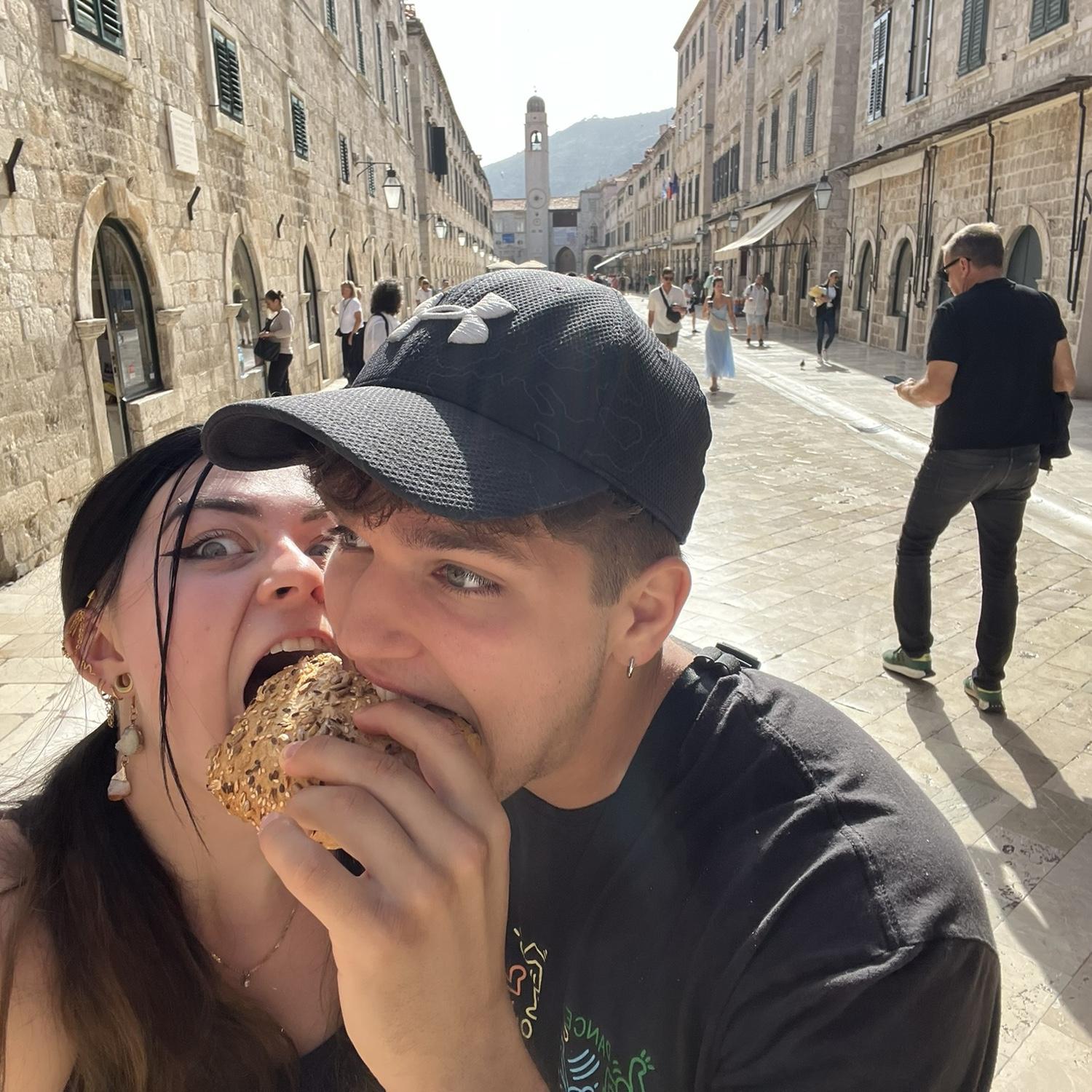 Give in and also eat bread