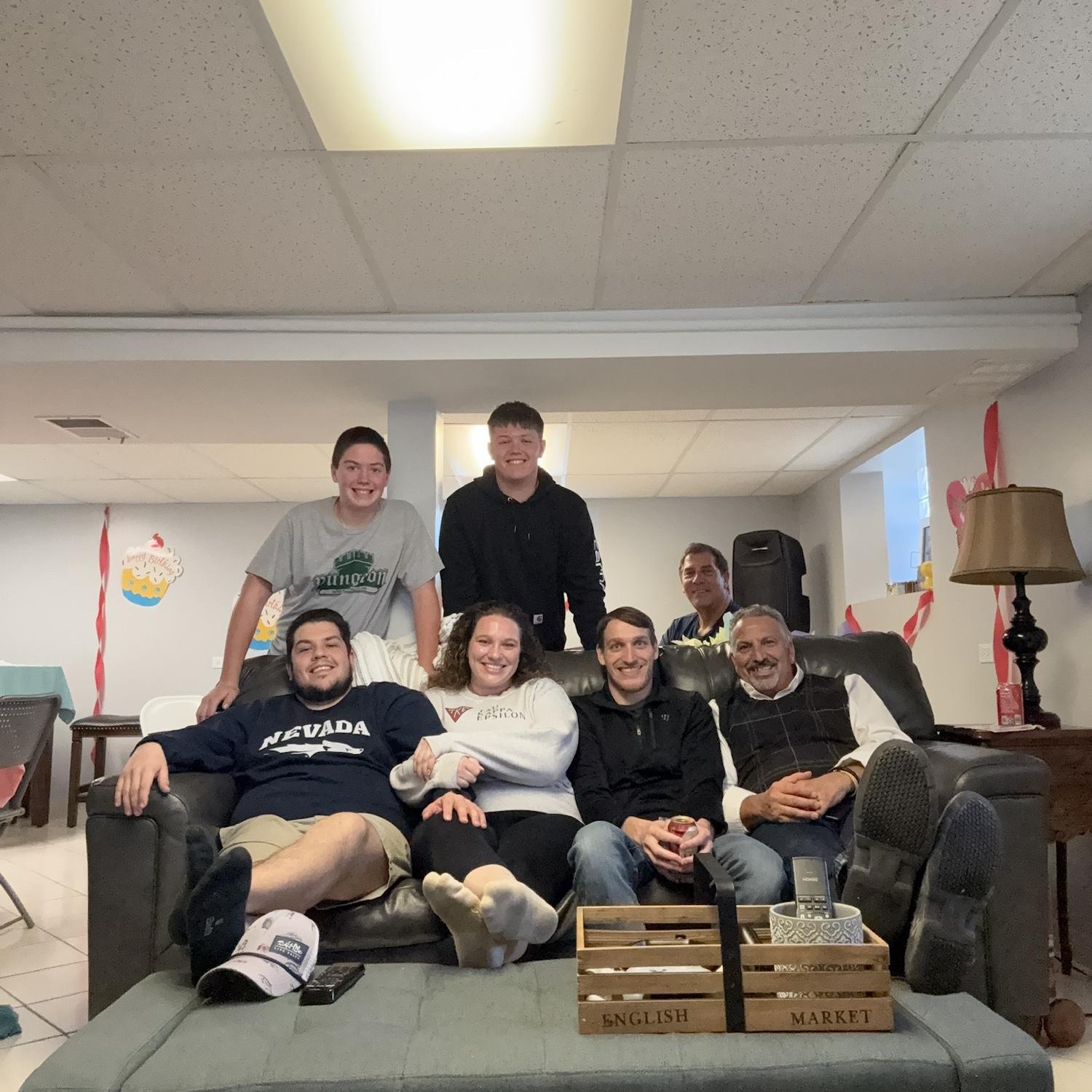 For Gina’s 31st birthday both families got together and celebrated over board and card games. New games are typically taught at the Pemberton resort that then are brought to the DeNinno family.