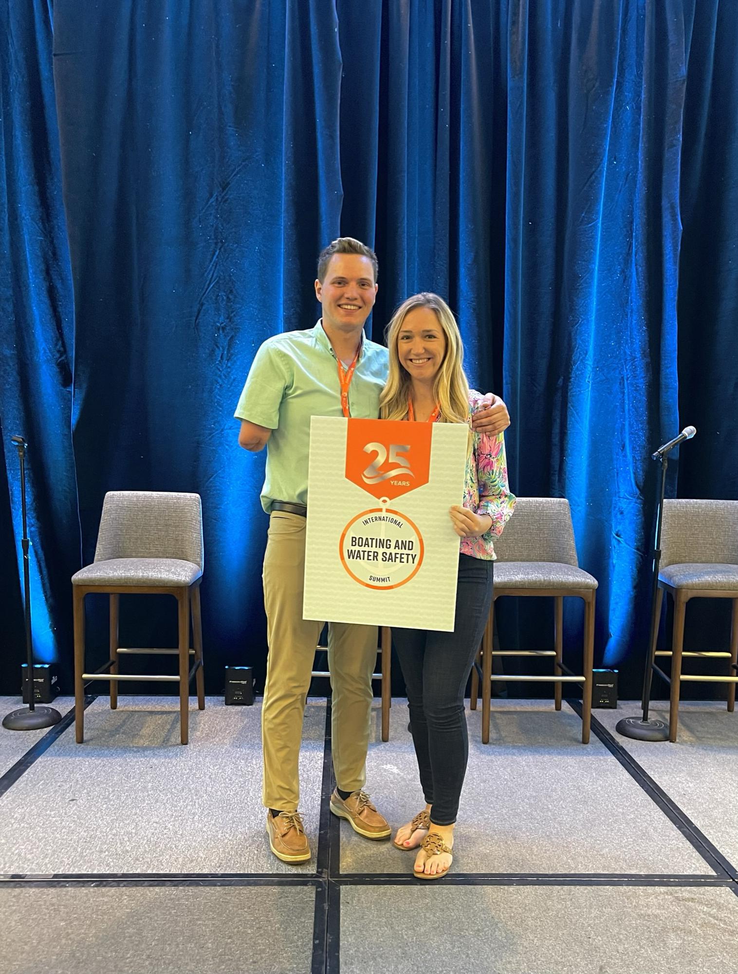 Carter was invited to speak at the International Boating and Water Safety Summit so Carter and Emily traveled to Washington, D.C.