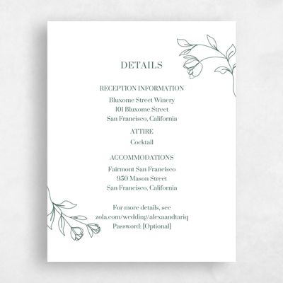 Forest, Green Wedding Enclosure - Maywood Letterpress
