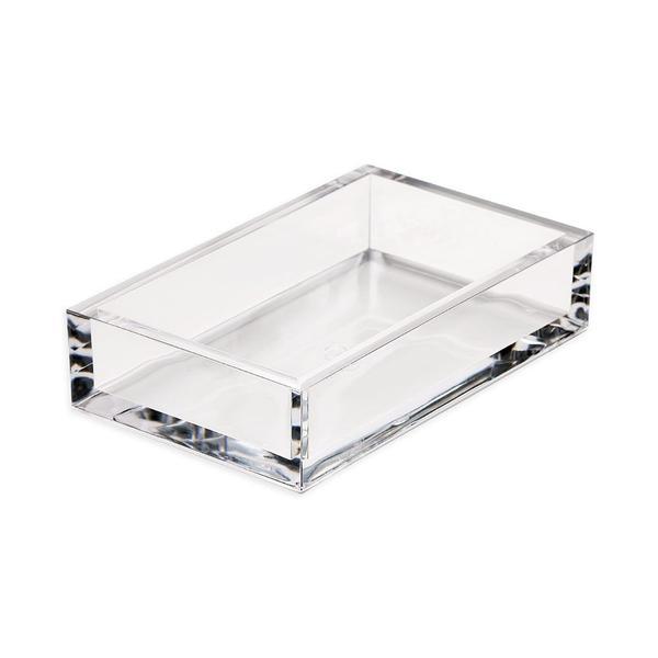 Caspari Acrylic Clear Guest Towel Holder