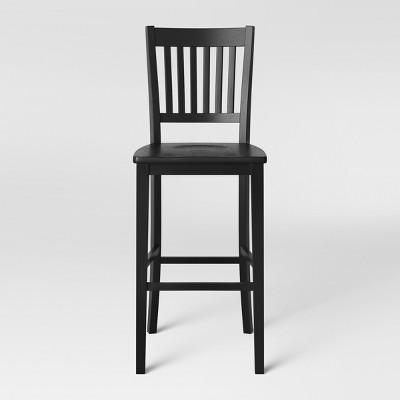 Holden Slat Back Barstool Black - Threshold™