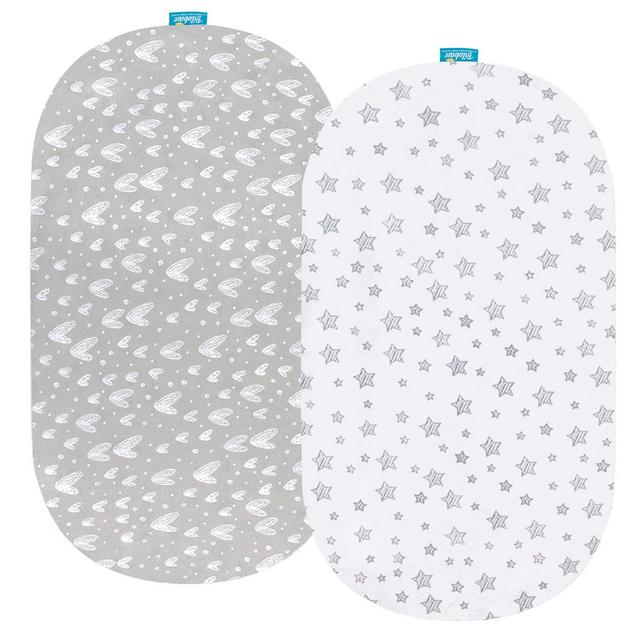 Eascrozn Silicone Baby Bibs for Babies & Toddlers Set of 3, BPA Free Unisex  Soft Adjustable Fit Waterproof Feeding Bibs