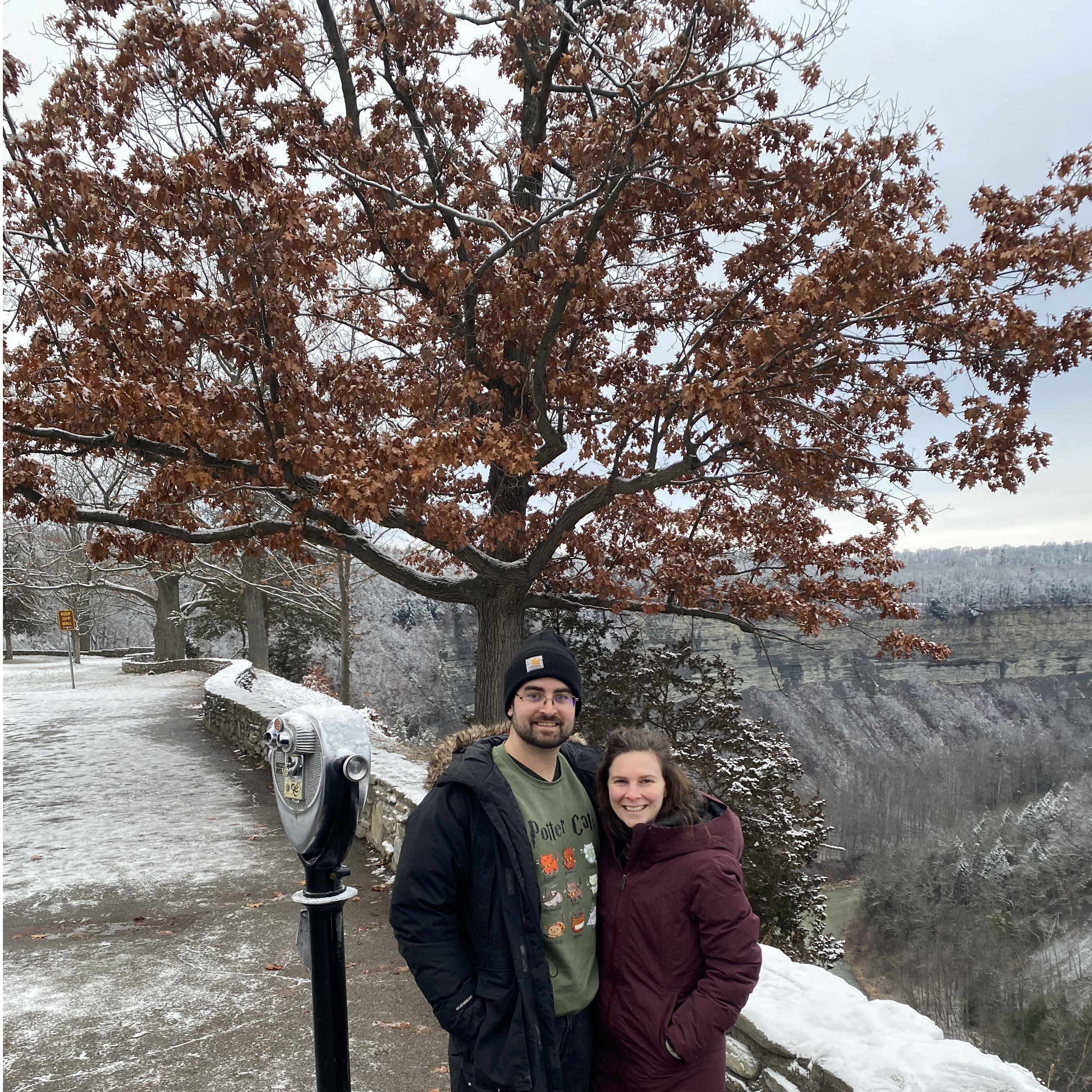 Marie and Austin at Letchworth State Park, NY