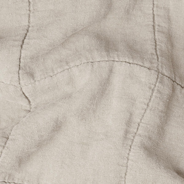 Parachute Garment Dyed Linen Box Quilt - Thumbnail 2
