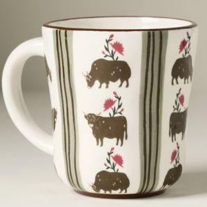 Millie Stoneware Mug - Cow