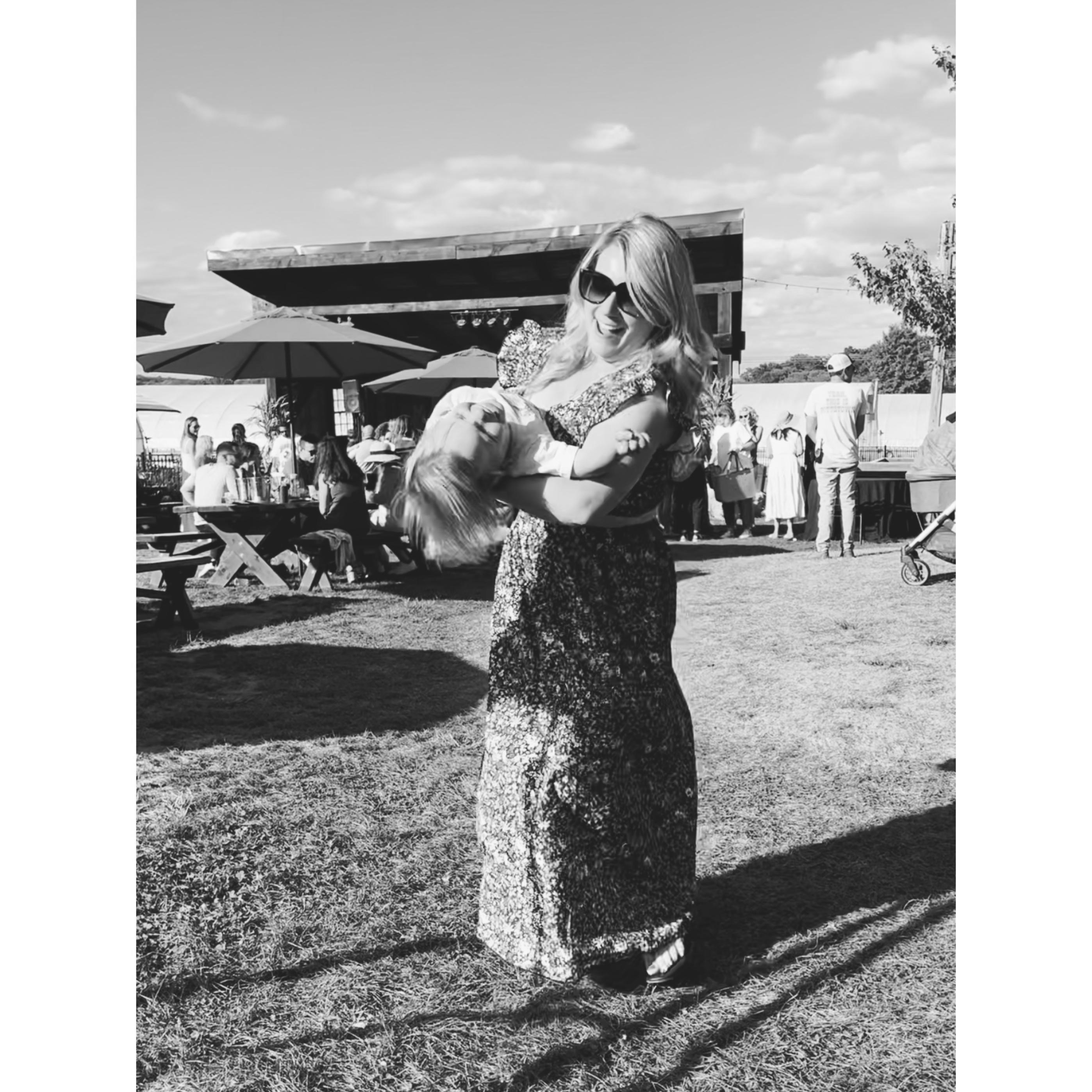 Michele loves being an Auntie to Austin!