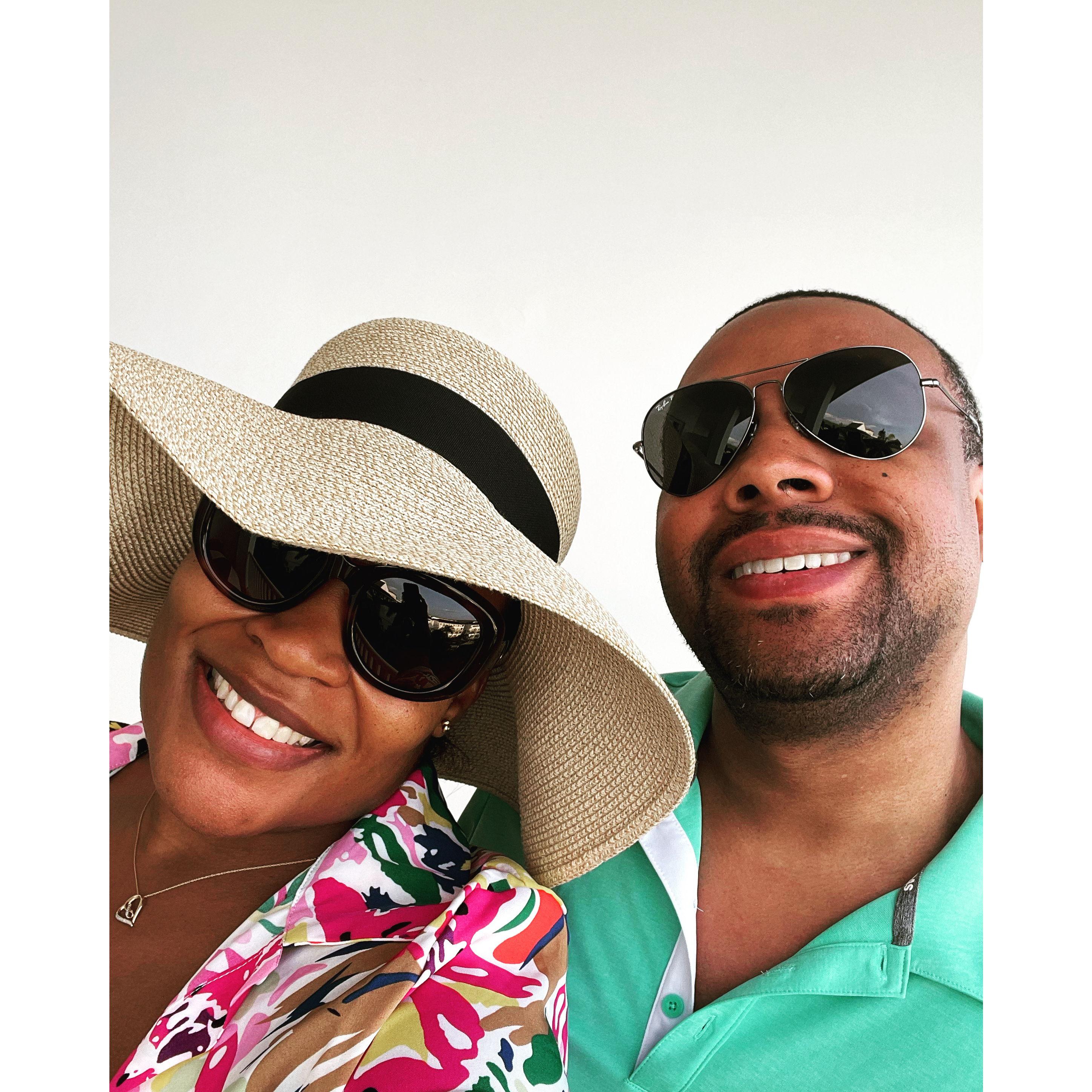 Living the life in Jamaica! Little did she know, we’d be engaged a few days later.
