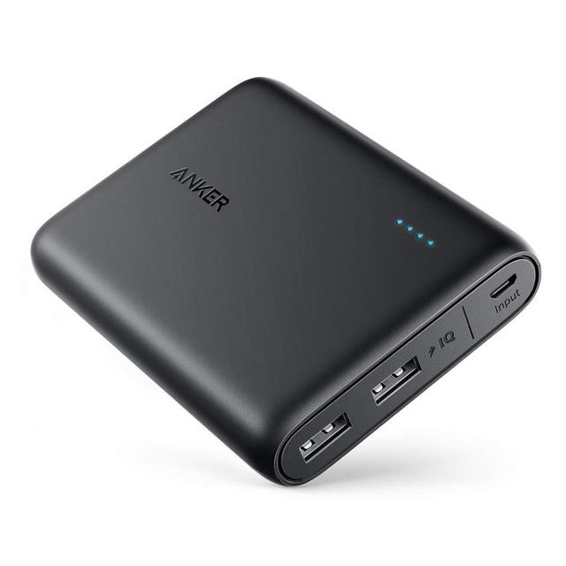 Anker PowerCore 13000, Compact 13000mAh 2-Port Ultra-Portable Phone Charger Power Bank with PowerIQ and VoltageBoost Technology for iPhone, iPad, Samsung Galaxy (Black)