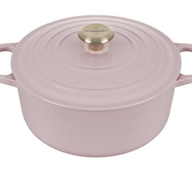 Round Dutch Oven- Chiffon Pink 5.5 qt