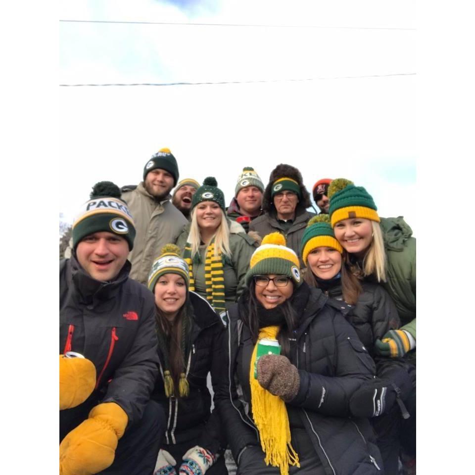 First Packer game together.