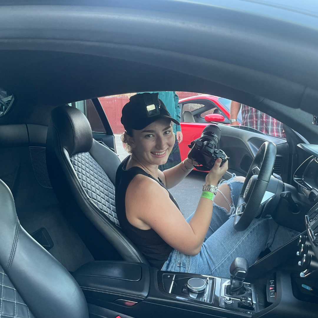 I got to ride in an R8 for her euro nights job.