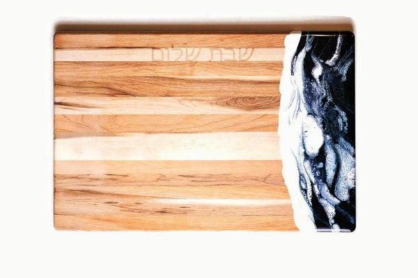 Canadian-Maple Challah Board - Navy