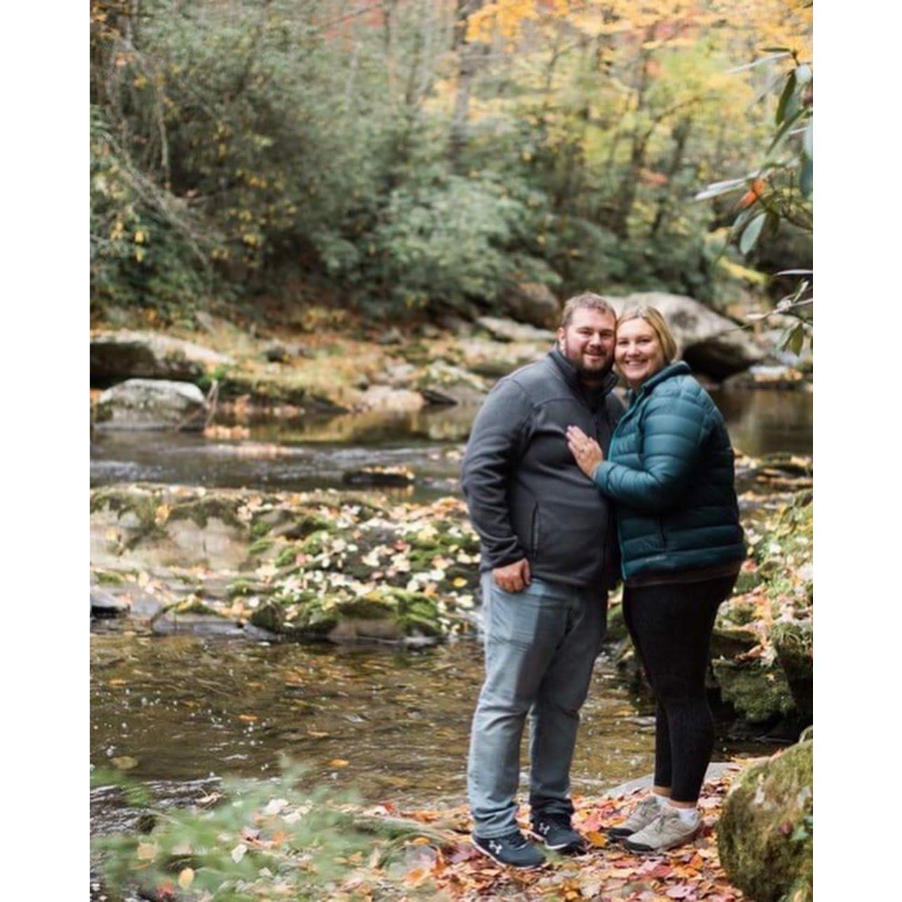 Just after Pam said yes!