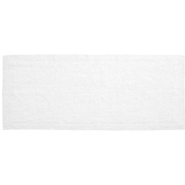 White Classic Organic Tufted Border Mat, 24 x 64"