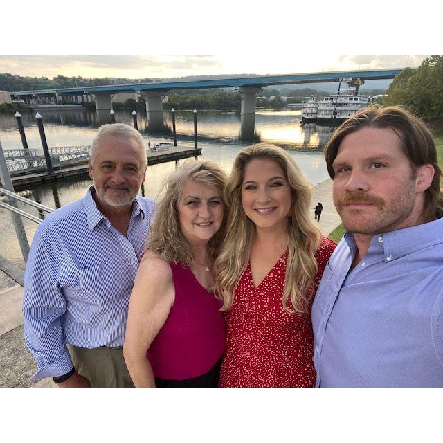 Bryn's parents visiting Chattanooga