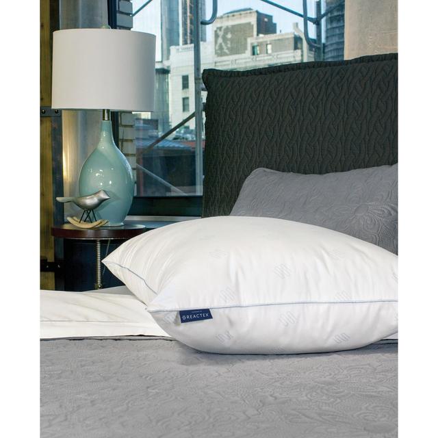 Arctic Nights 10x Cooler Supportive Fiber Jumbo Bed Pillow Powered by REACTEX