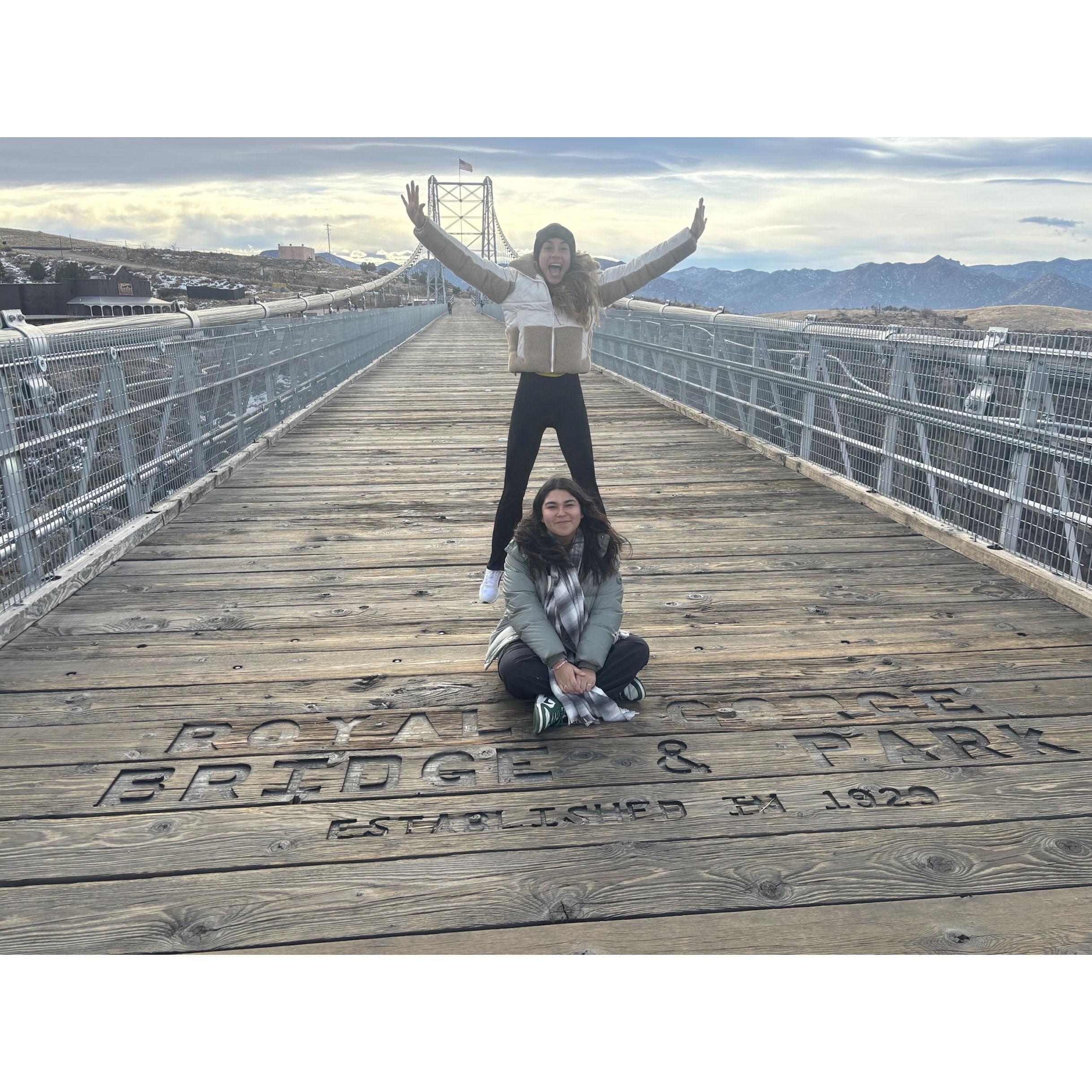 Our first time at the Royal Gorge, when Lore came to visit.