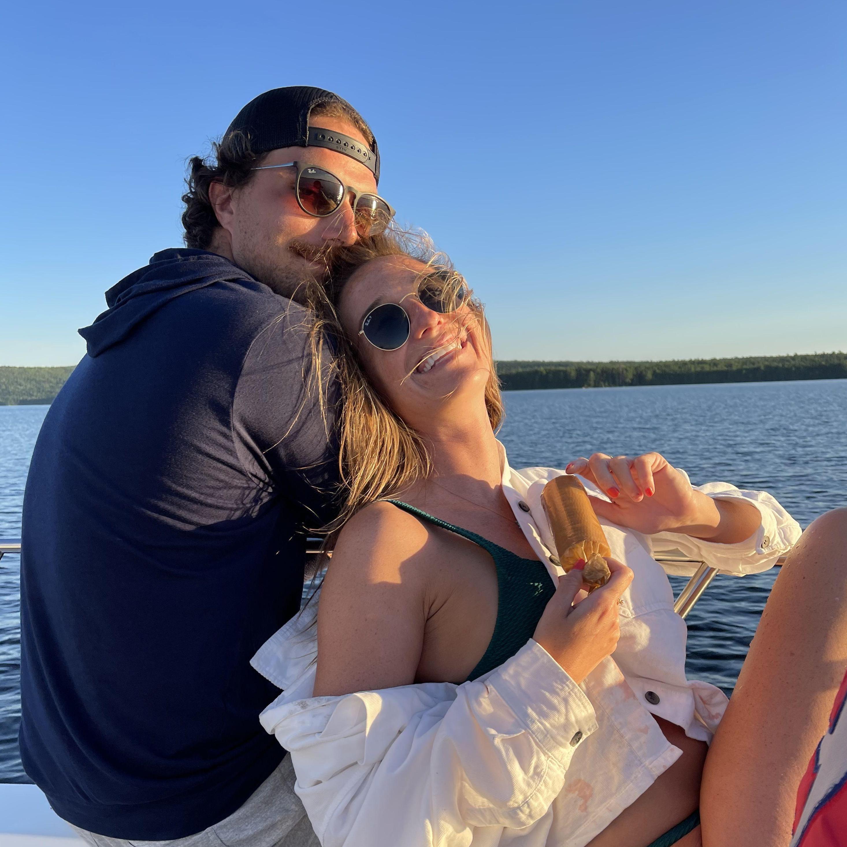 We first said "I love you" to each other on our trip to Maine