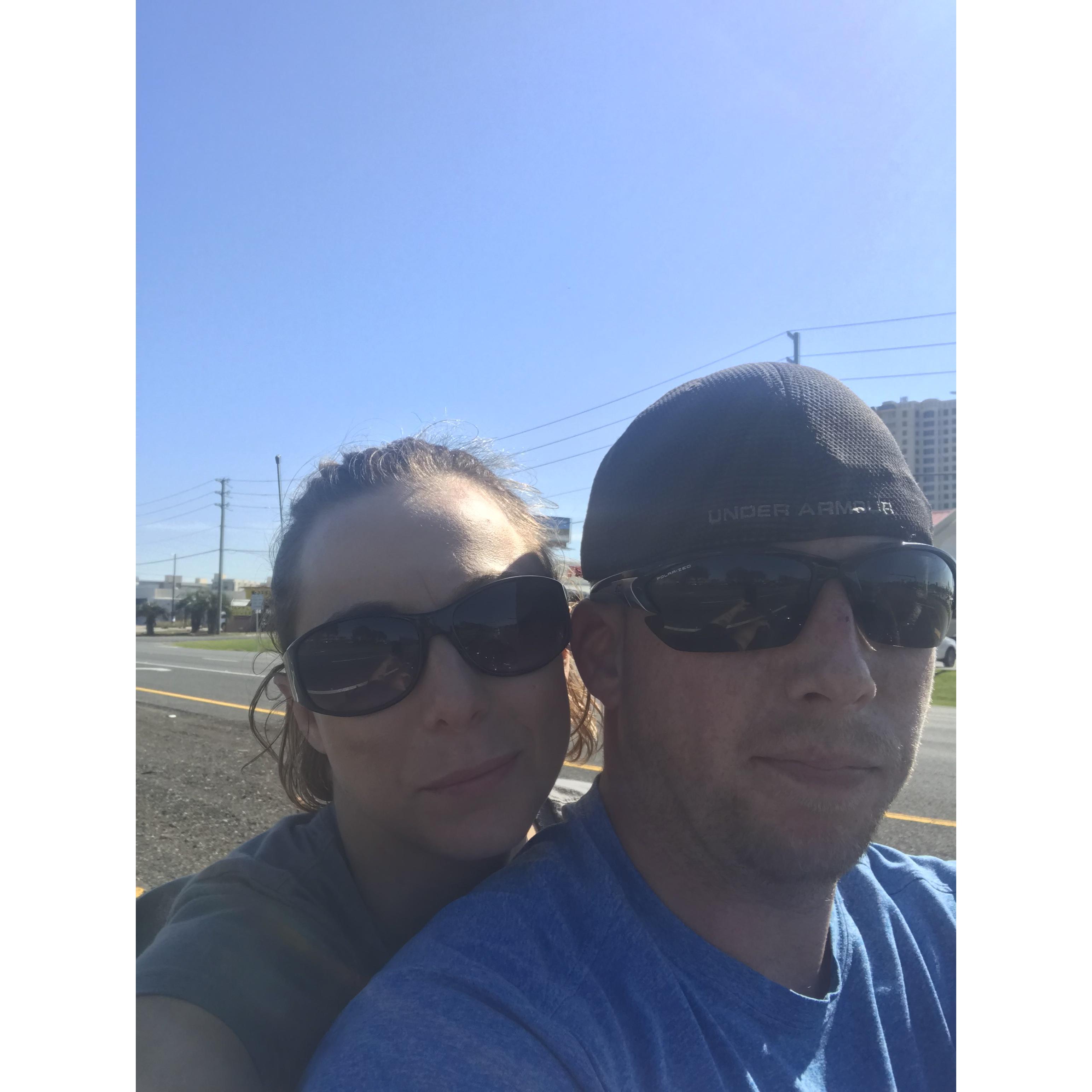 Trip to Panama City Beach, Destin, Pensacola Fl. Longest bike ride but loads of fun!