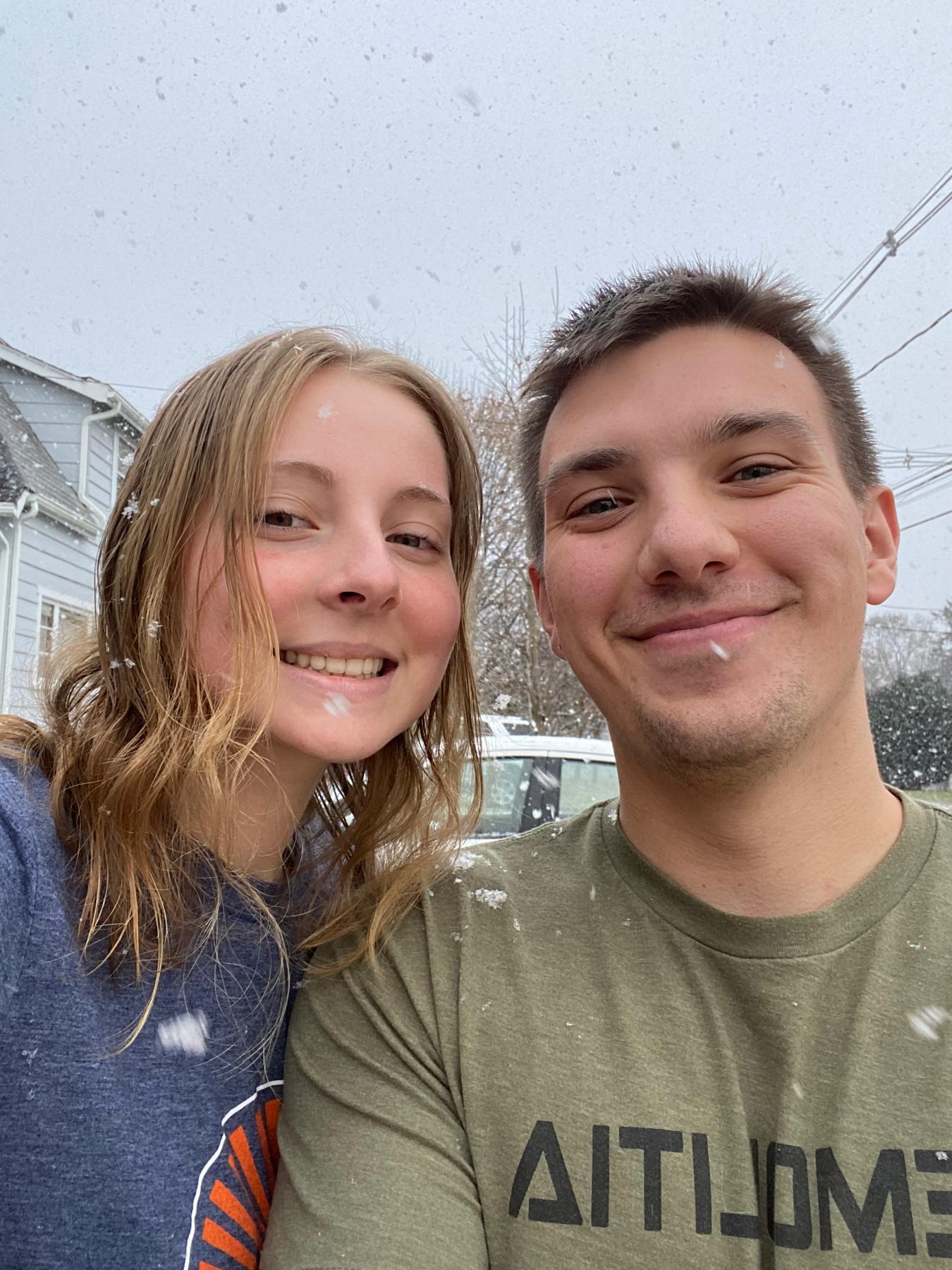 Daniels first time in New York ❄️