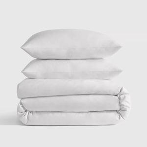 Classic Organic Percale Duvet Cover & Sham Set - King/Cal King