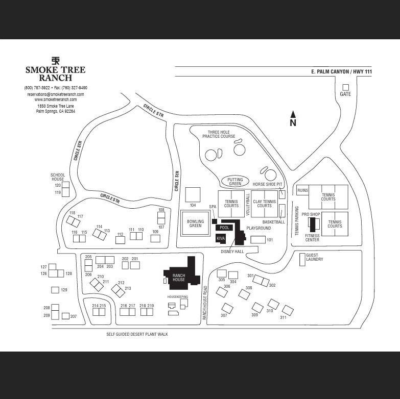 Smoke Tree Ranch Map