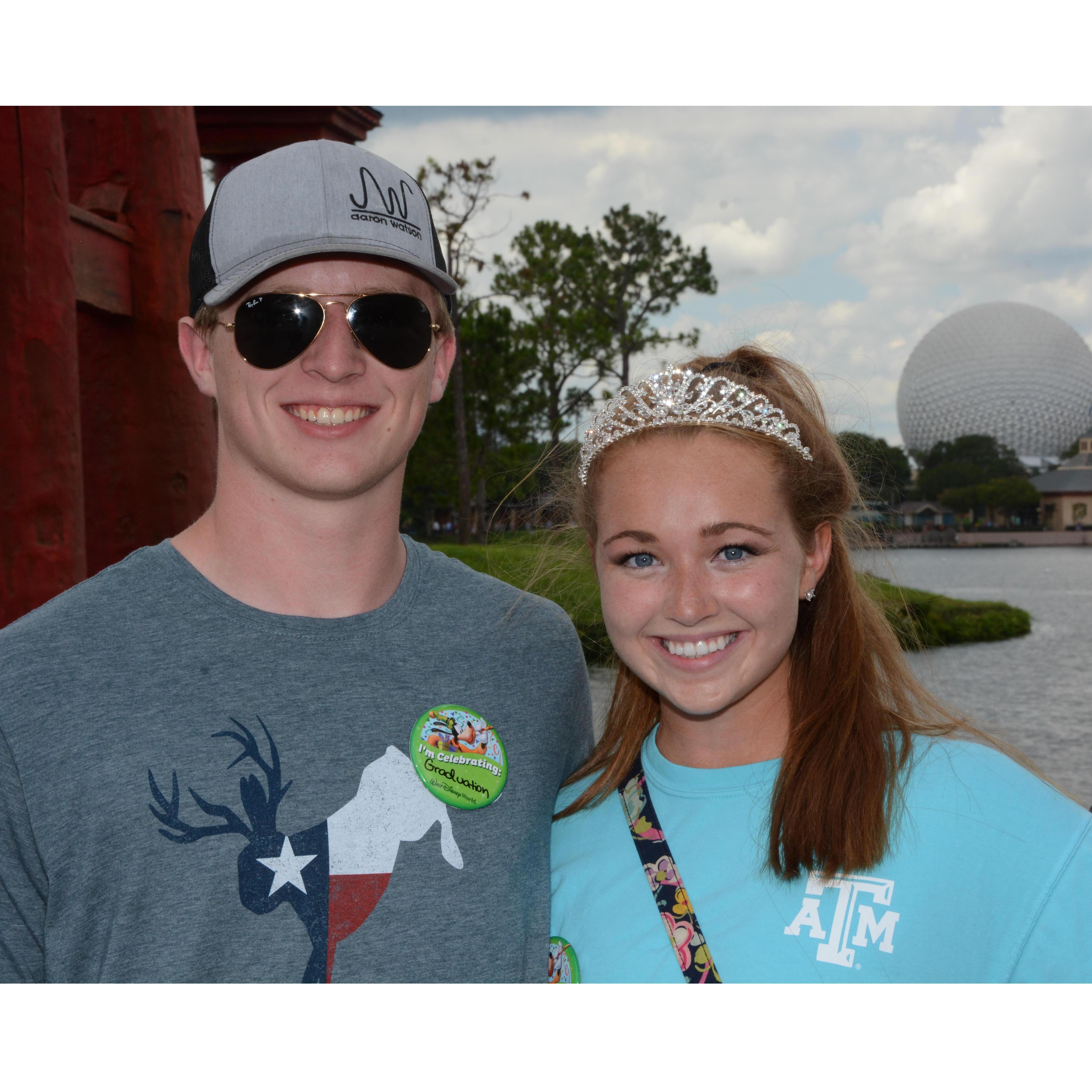 Rhett's family took me to Disney World with them in 2018 for Rhett's senior trip.
