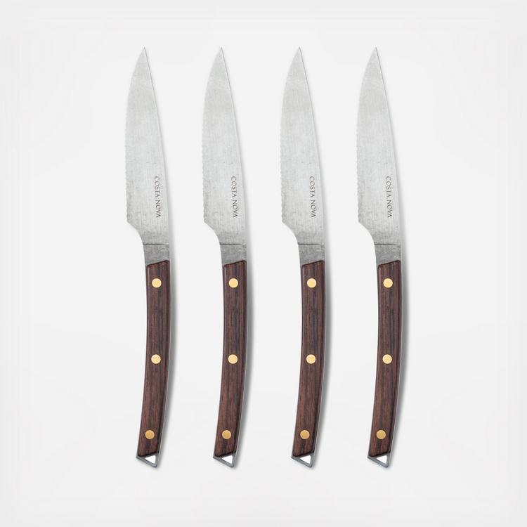 Rosewood Steak Knives by Costa Nova - Set of 4