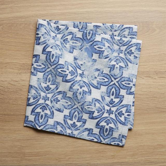 Mercato Indigo Dinner Napkin
