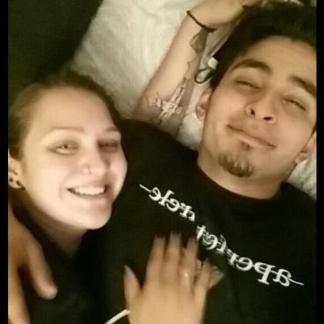 Day one at our very first place. Here's to moving in together!