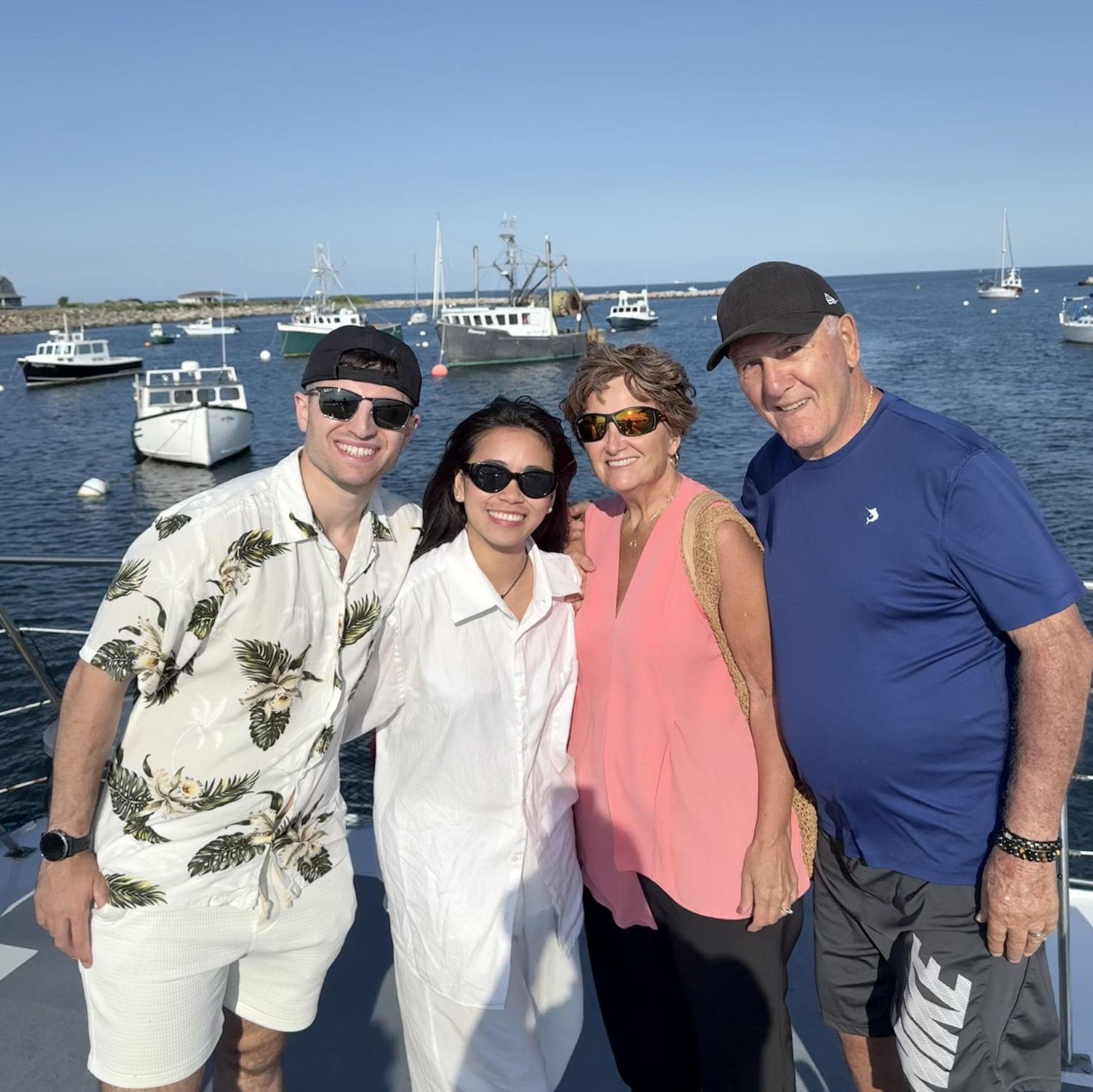 Fourth of July weekend at Hampton Beach with Deborah and Pat.