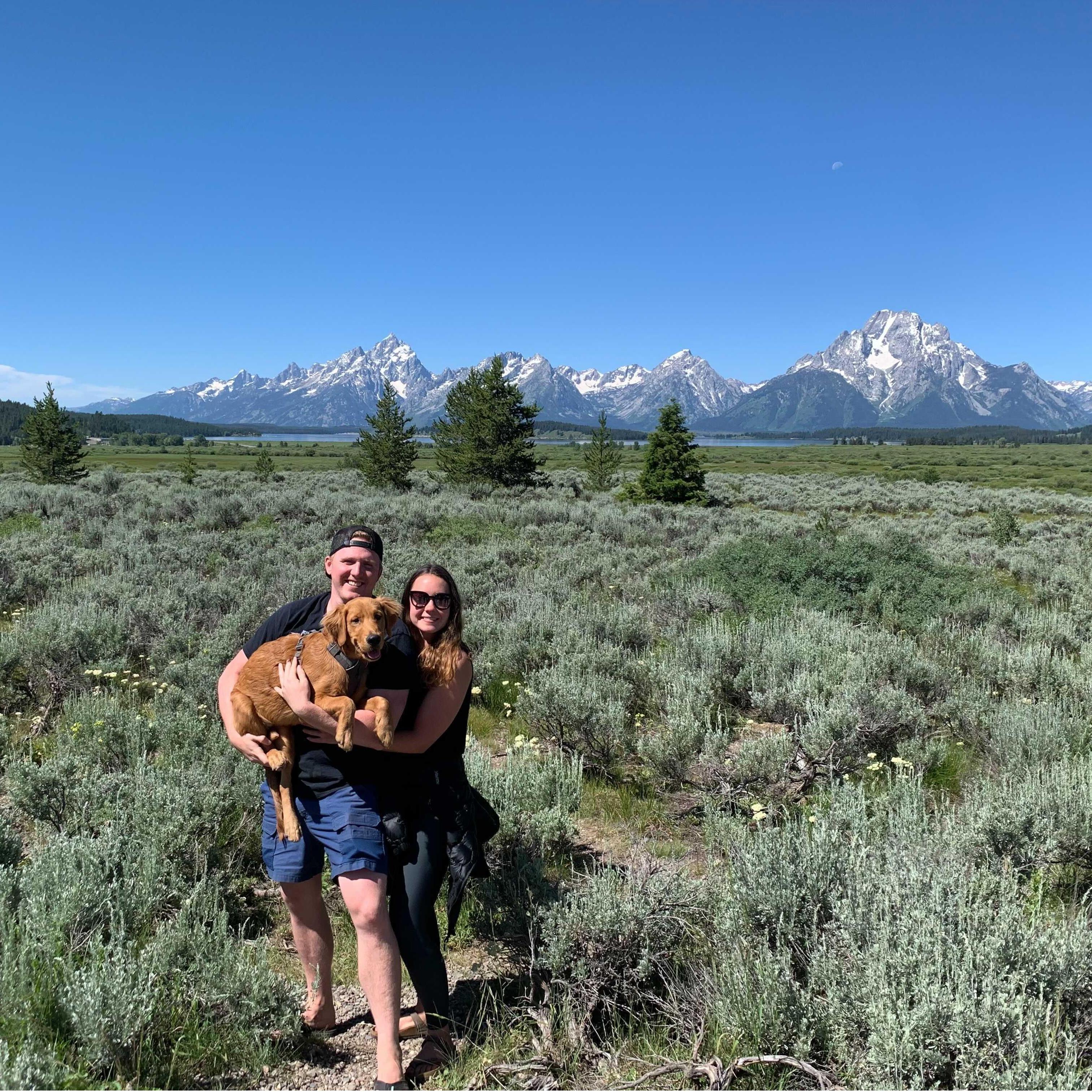 Sam sees the Grand Tetons!!