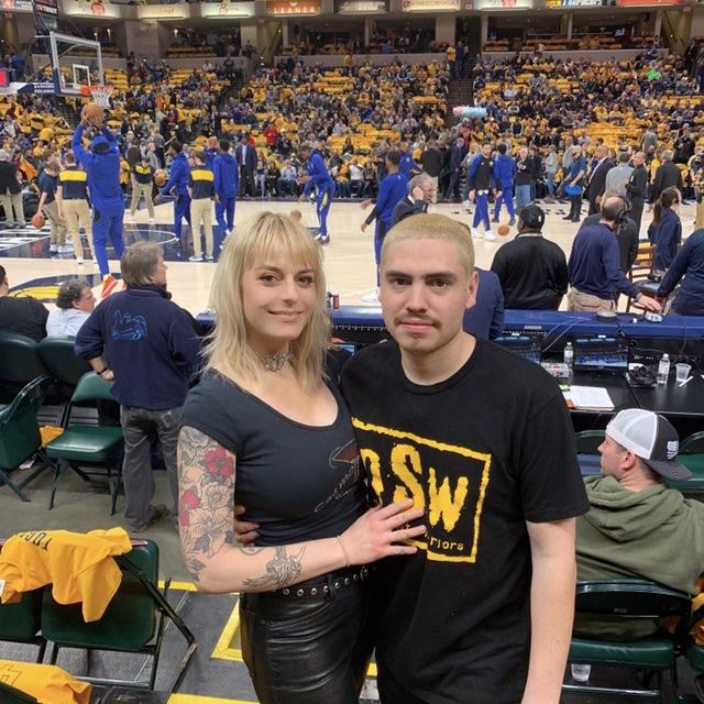 Courtside at the Pacers vs. Warriors, 2018