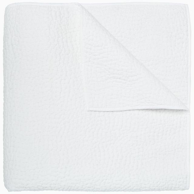Organic Hand Stitched White Quilt