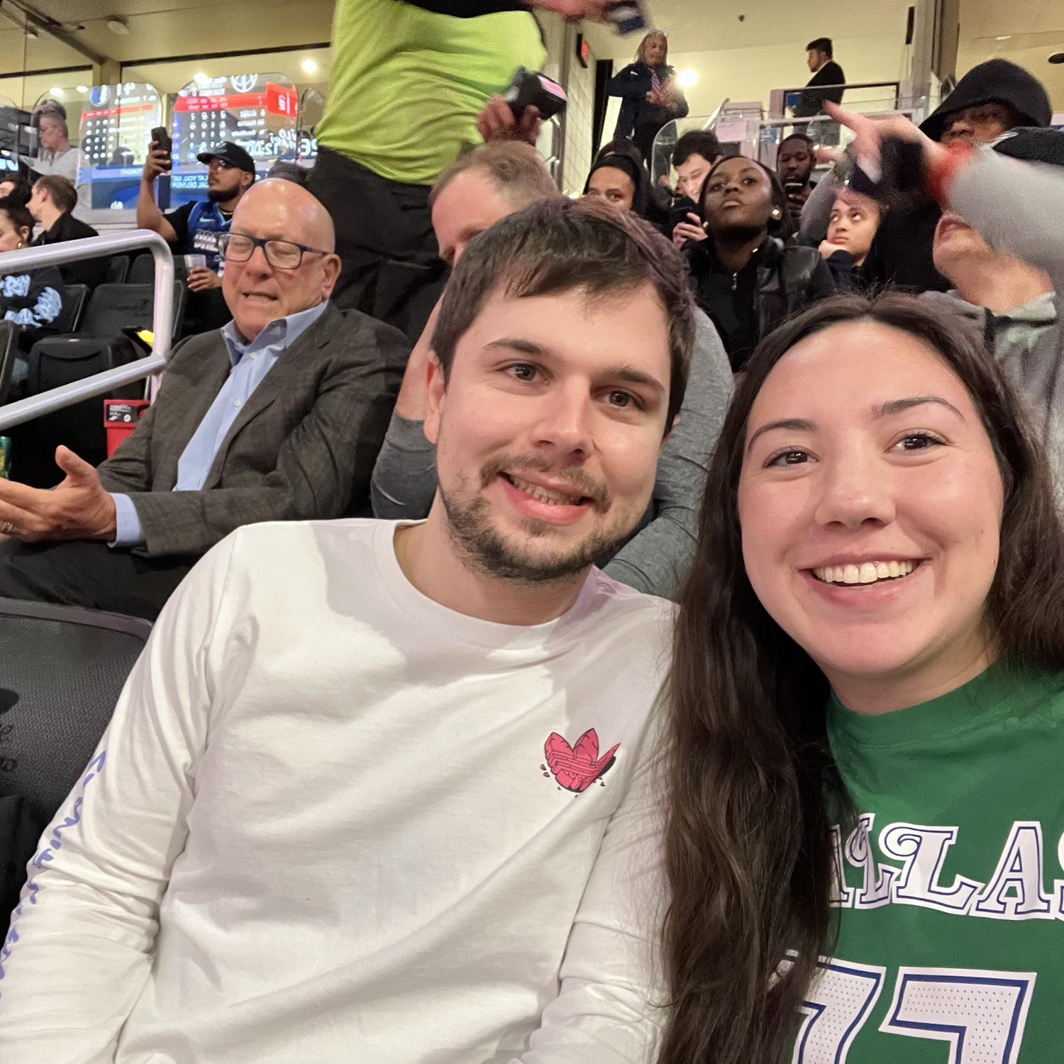 One of many Mavericks games together (DC, November 2023)