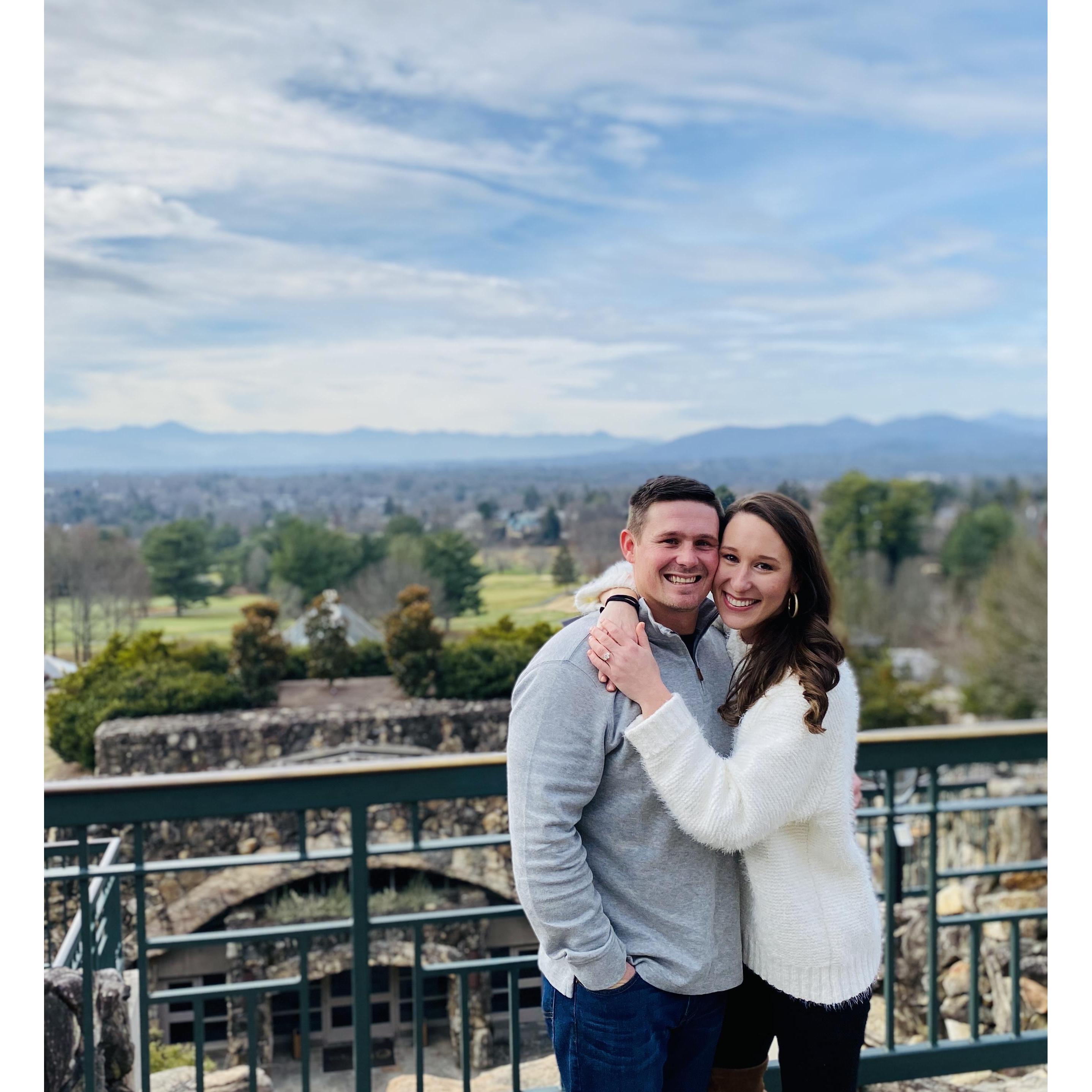 Engaged at The Omni Grove Park Inn December 28th, 2019! The most magical day!