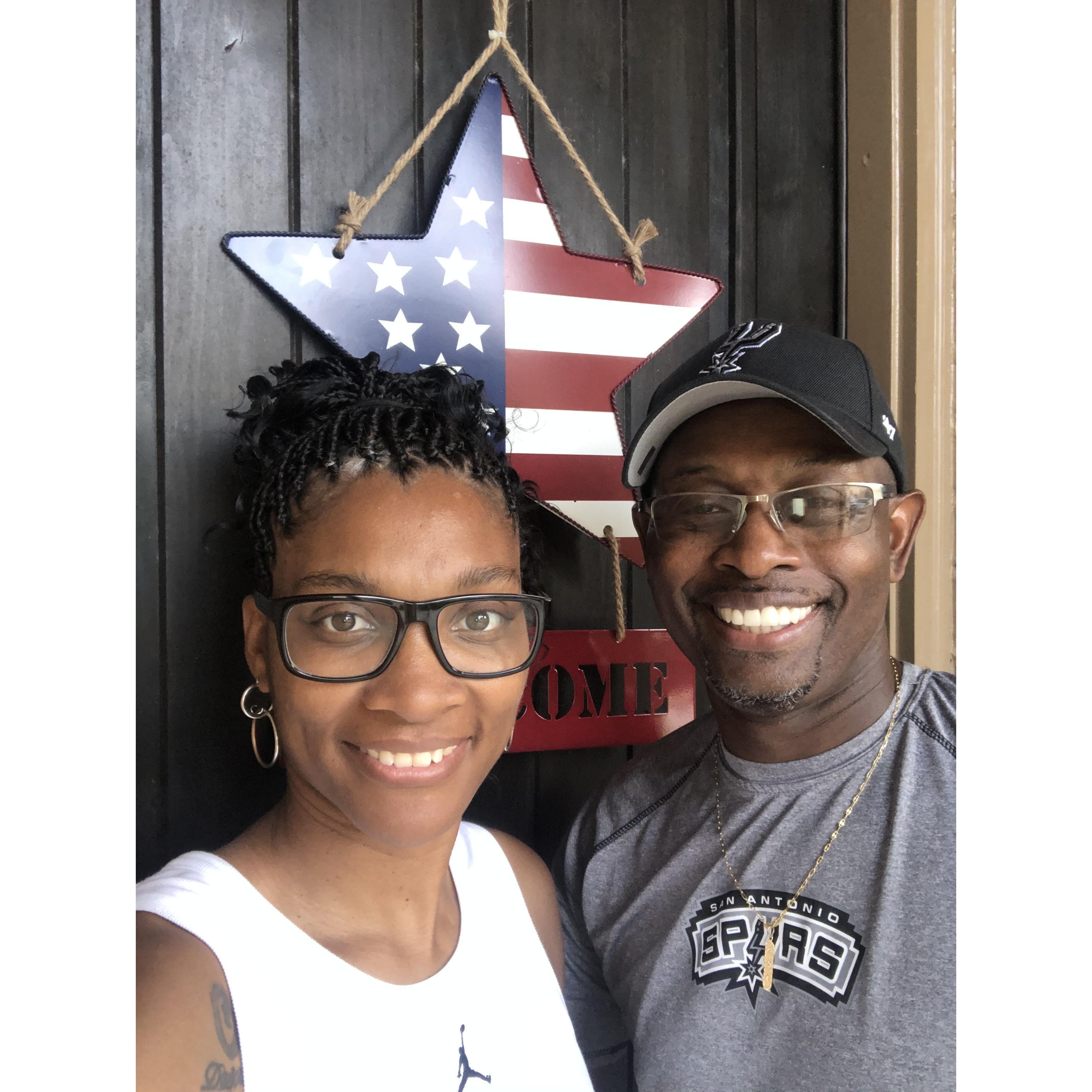 Hosted a 4th of July BBQ for the first time together.