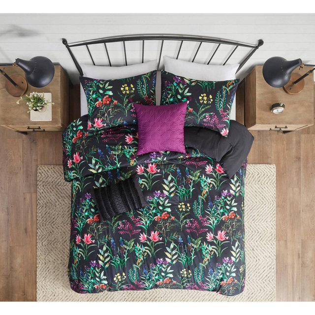 Full/Queen Julien Comforter Set Black