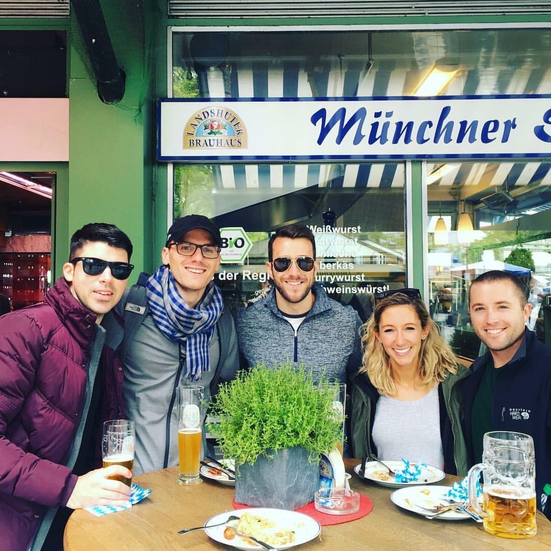 Our first stop in Munich, Germany with Daniel Robbins and Alyse and Kevin Bell!