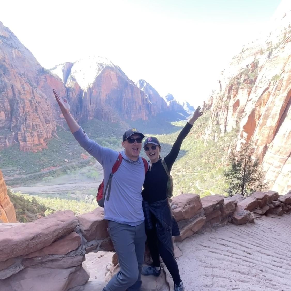 Zion National Park on Angels Landing hike