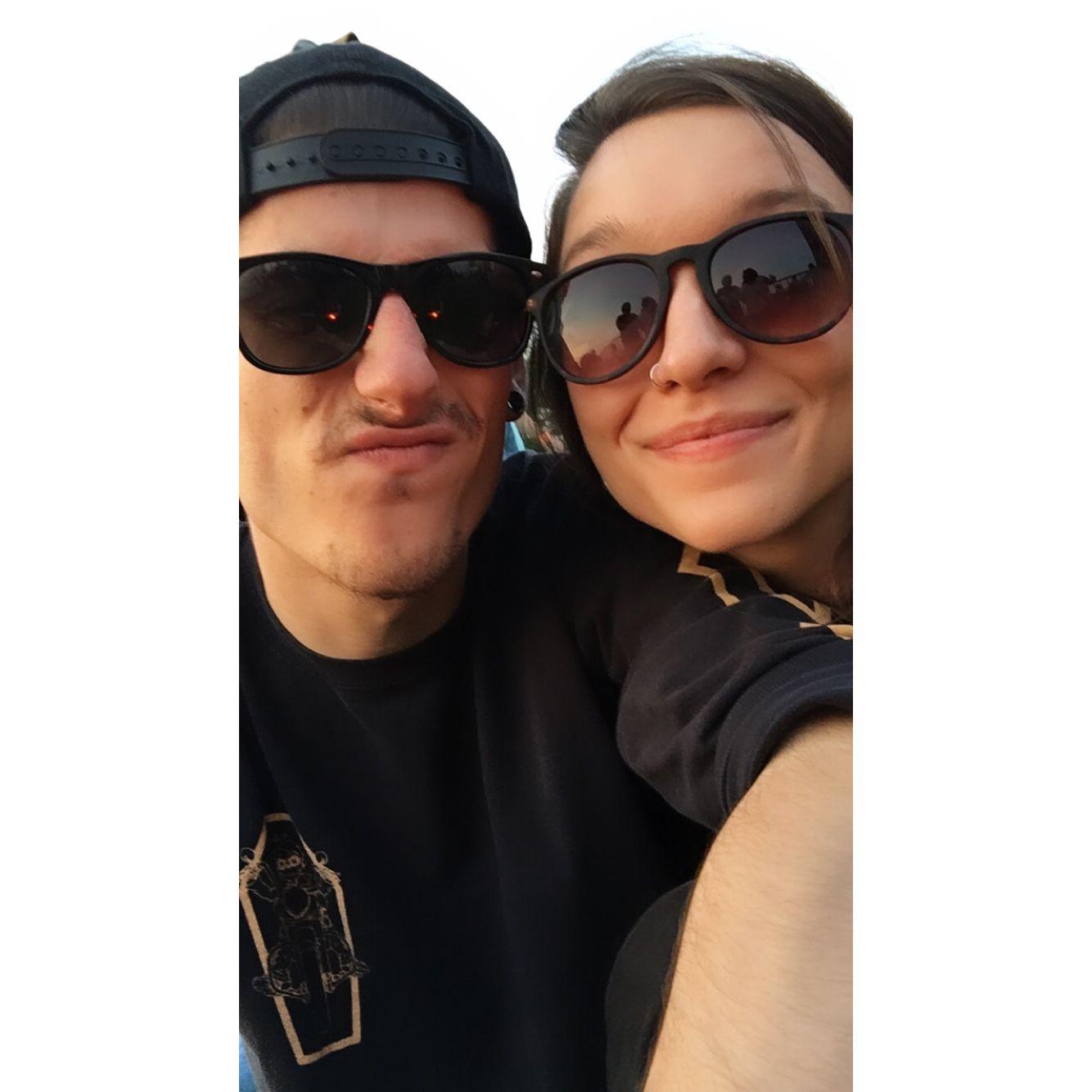 At the A Day to Remember concert!