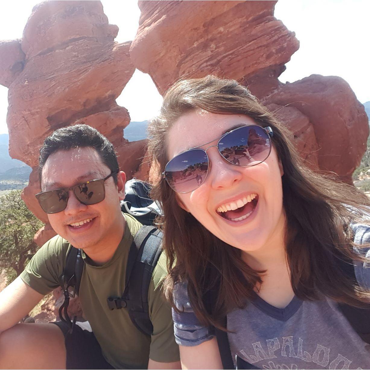 Hiking in Garden of the Gods. May 2018