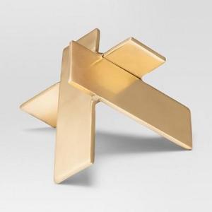 Abstract Modern Brass Figure Sculpture - Gold - Project 62™
