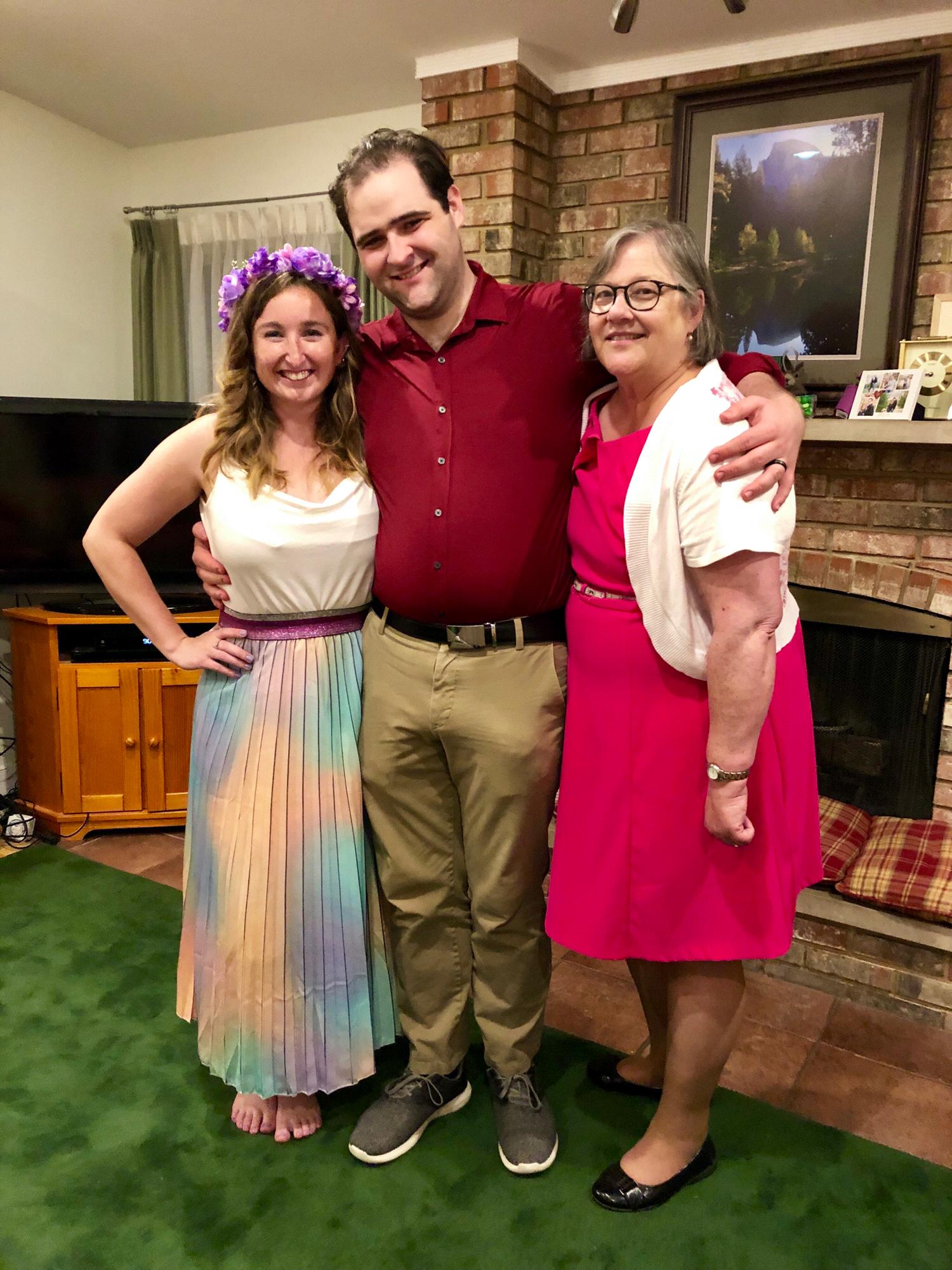 Maddie, Tom, Pam Andrus. 7/27/2019